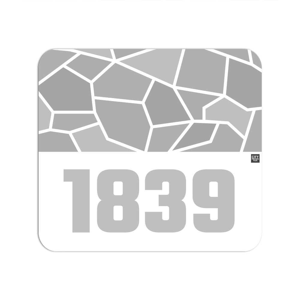 1839 Year Mouse pad (White)