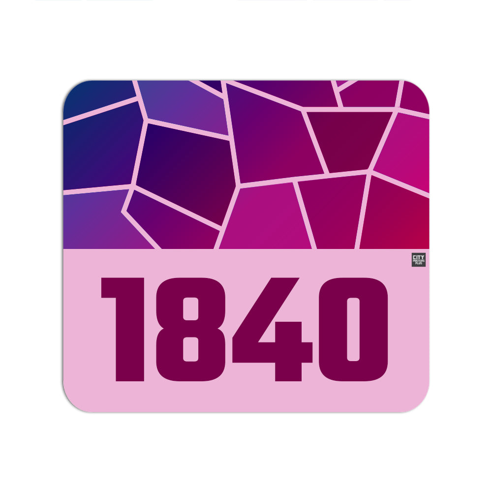 1840 Year Mouse pad (Light Pink)