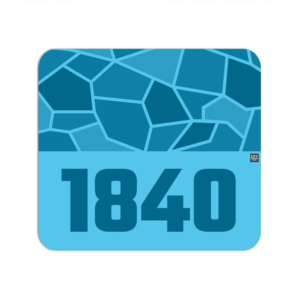 1840 Year Mouse pad (Sky Blue)