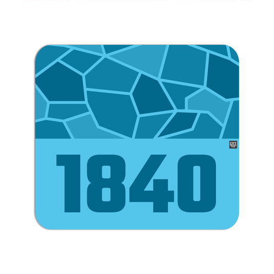 1840 Year Mouse pad (Sky Blue)