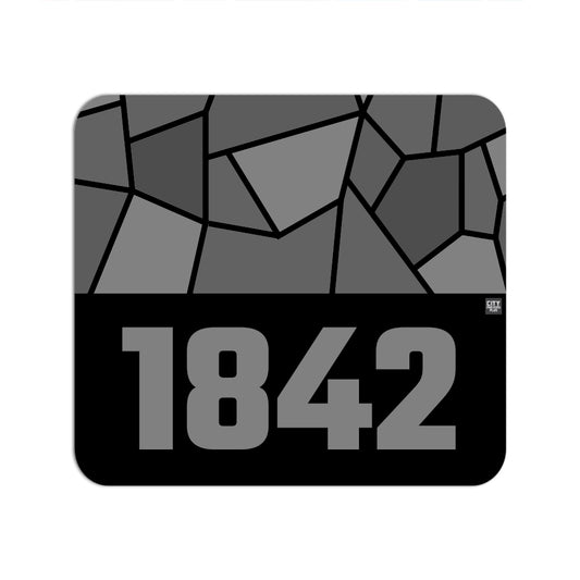 1842 Year Mouse pad (Black)