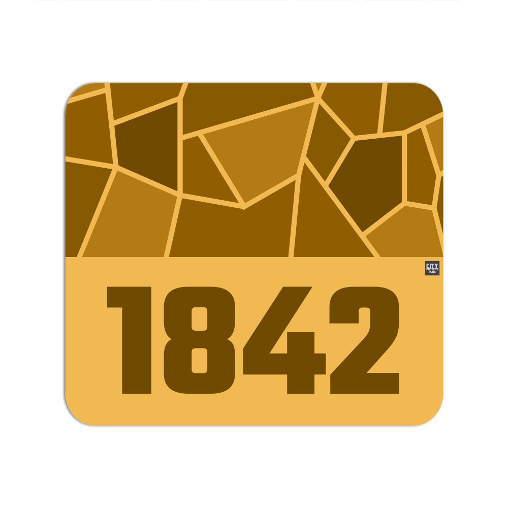 1842 Year Mouse pad (Golden Yellow)