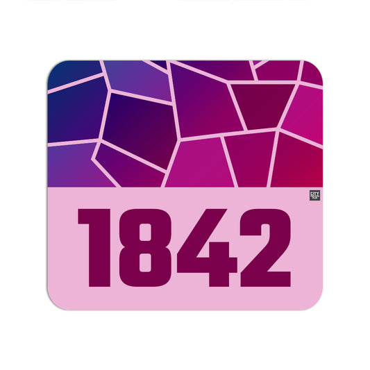 1842 Year Mouse pad (Light Pink)