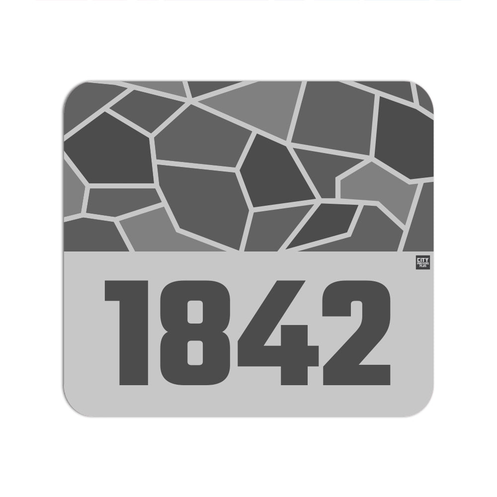 1842 Year Mouse pad (Melange Grey)