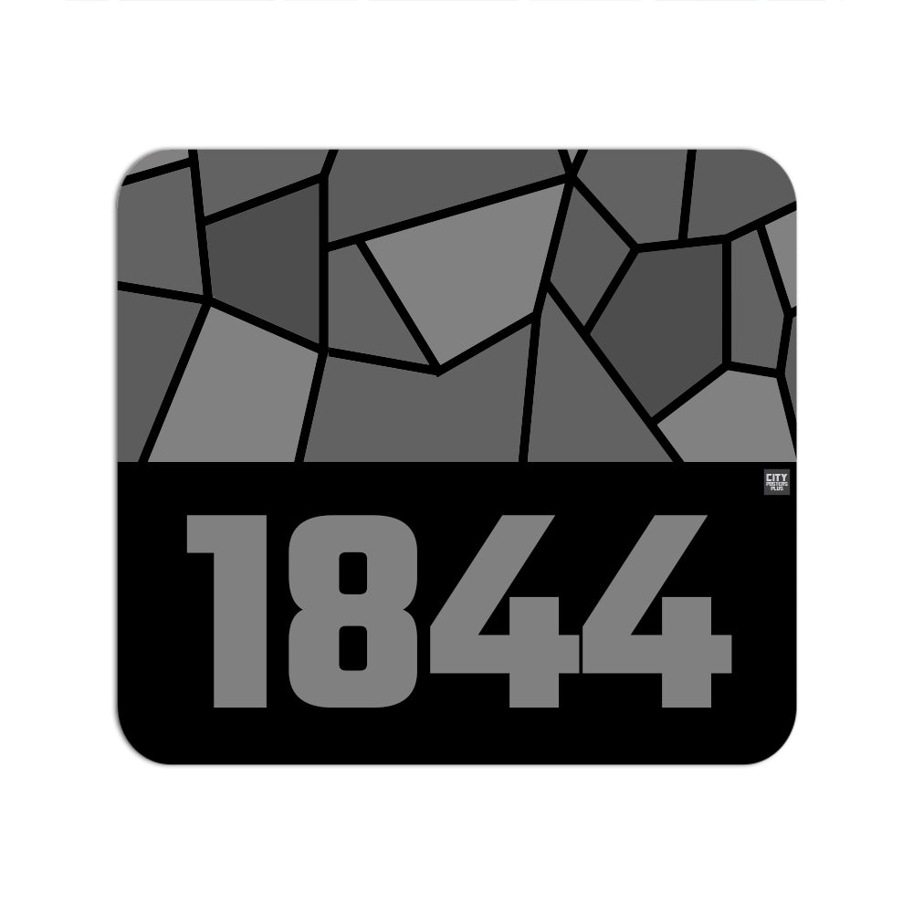 1844 Year Mouse pad (Black)