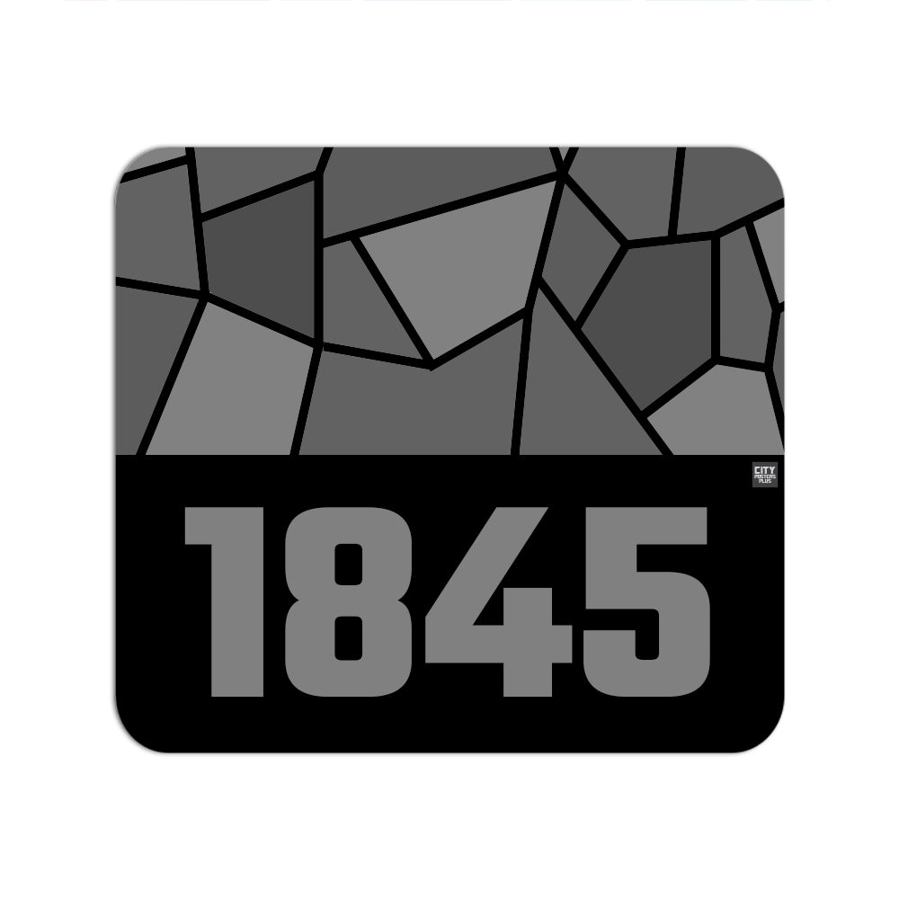 1845 Year Mouse pad (Black)