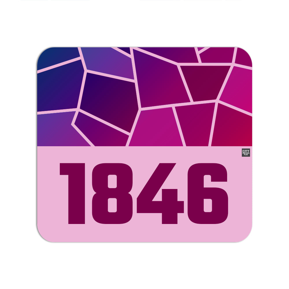 1846 Year Mouse pad (Light Pink)