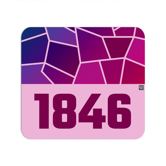 1846 Year Mouse pad (Light Pink)