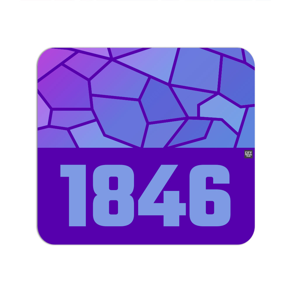 1846 Year Mouse pad (Purple)