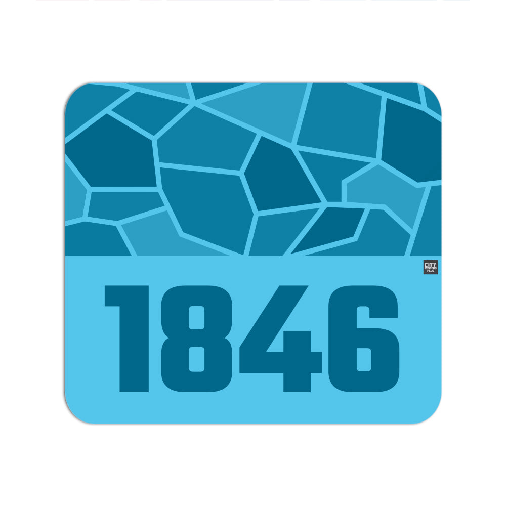 1846 Year Mouse pad (Sky Blue)