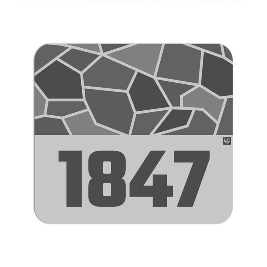 1847 Year Mouse pad (Melange Grey)