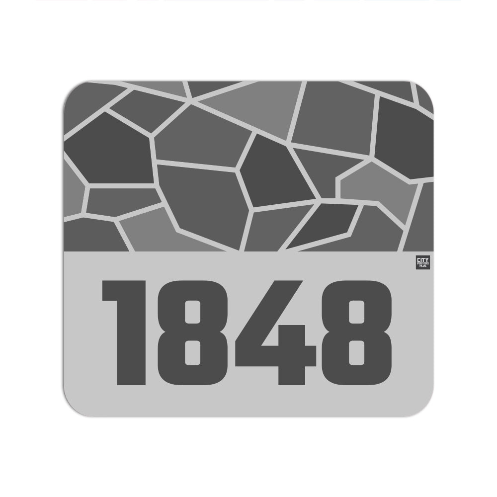 1848 Year Mouse pad (Melange Grey)