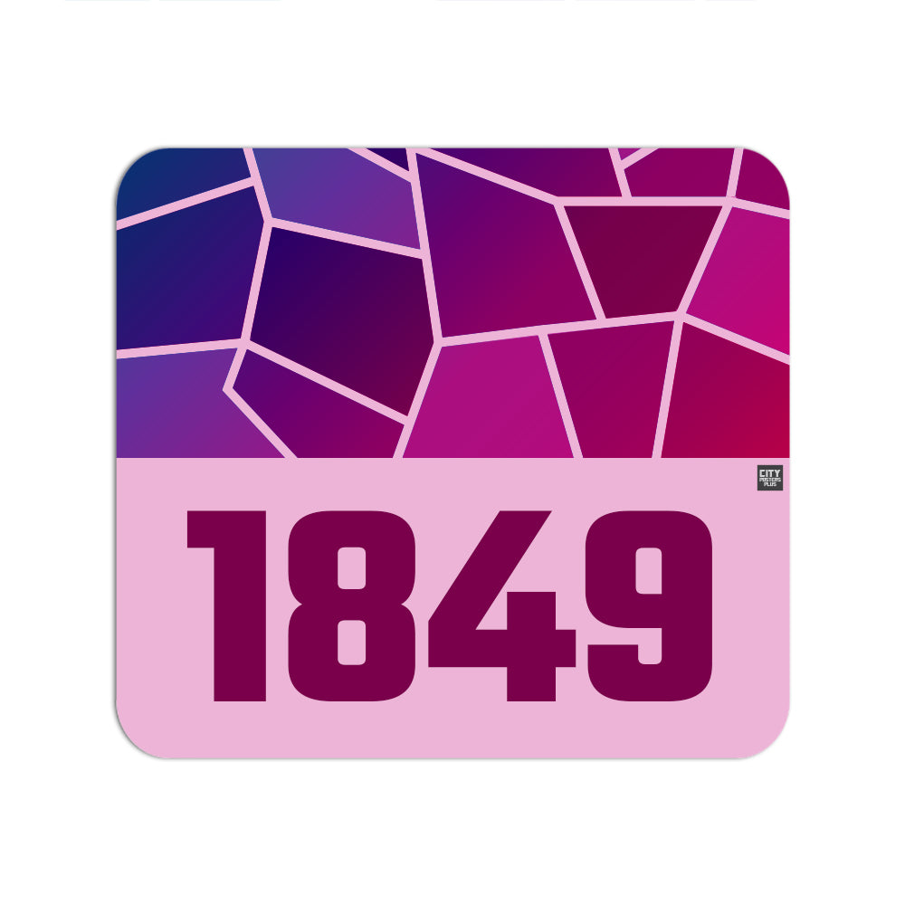 1849 Year Mouse pad (Light Pink)