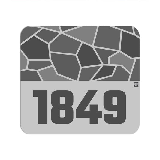 1849 Year Mouse pad (Melange Grey)