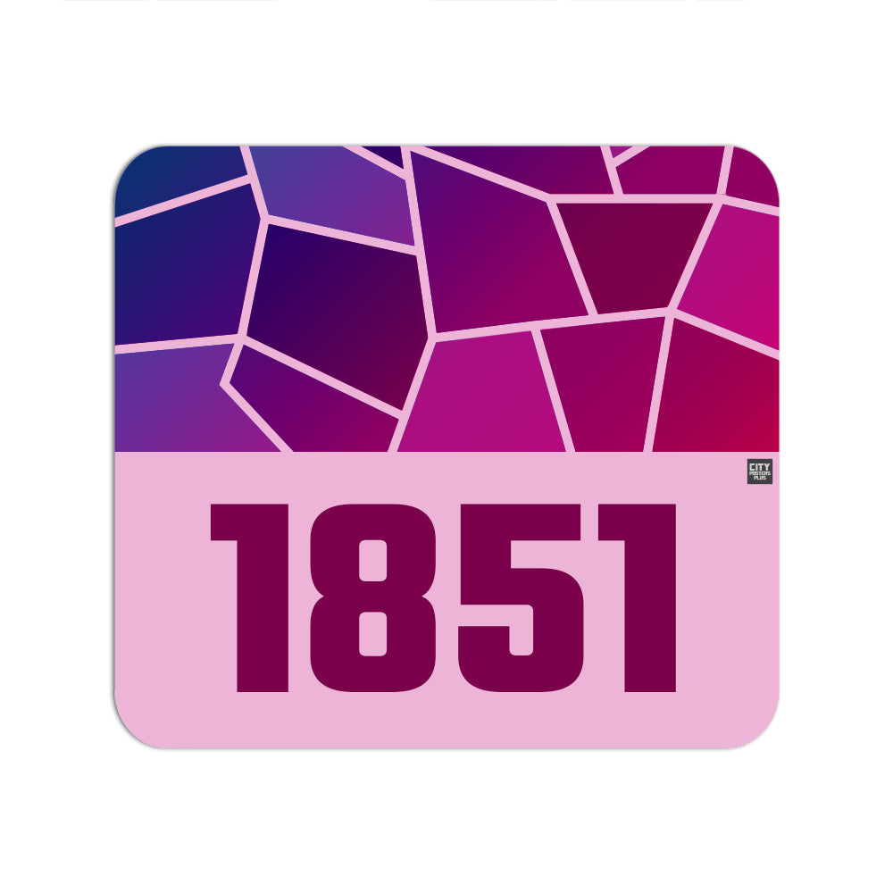 1851 Year Mouse pad (Light Pink)