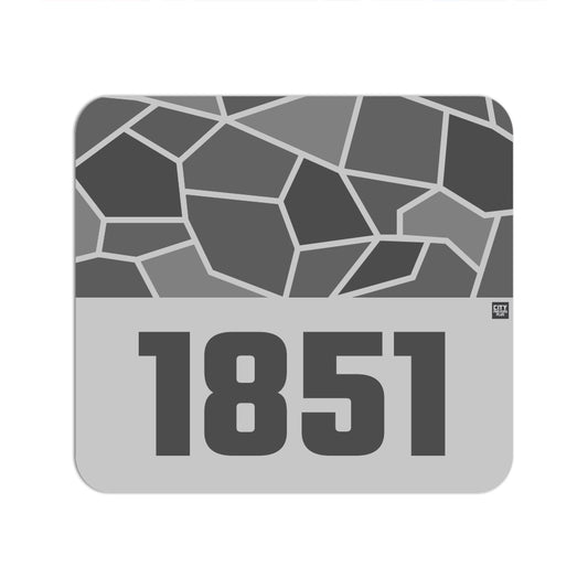 1851 Year Mouse pad (Melange Grey)