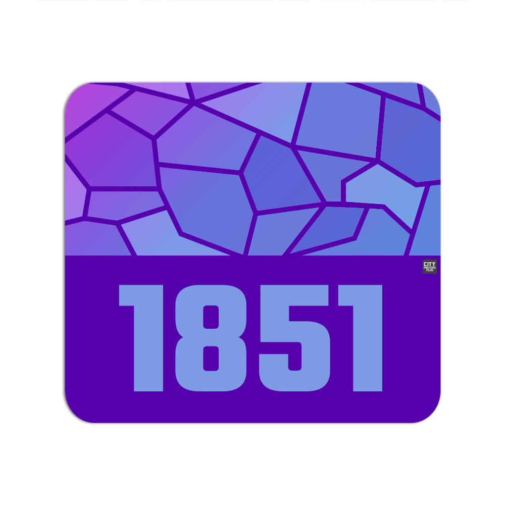 1851 Year Mouse pad (Purple)