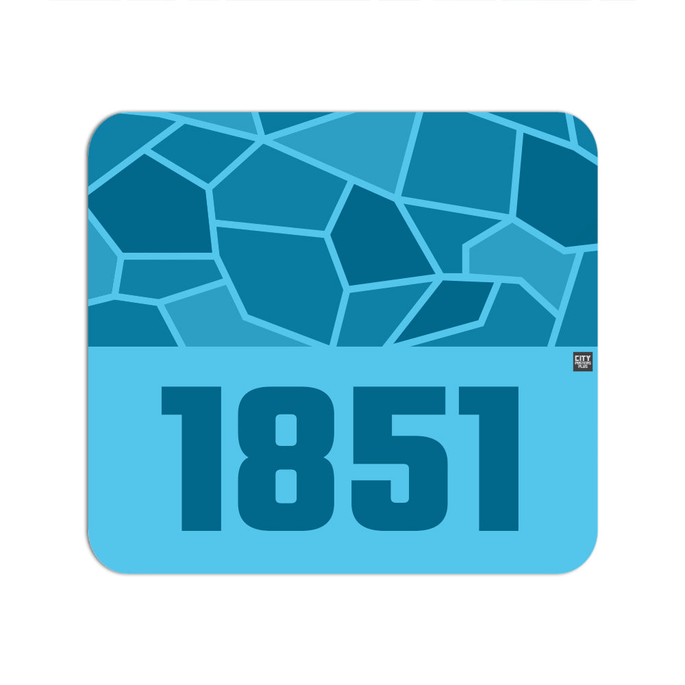 1851 Year Mouse pad (Sky Blue)