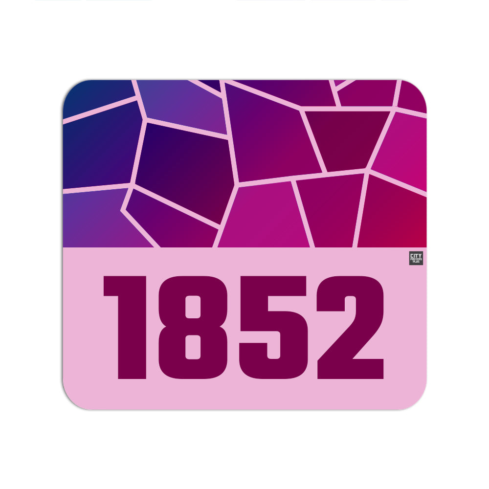 1852 Year Mouse pad (Light Pink)