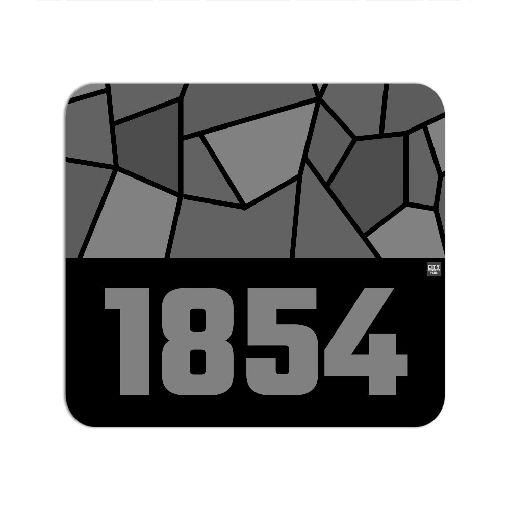 1854 Year Mouse pad (Black)