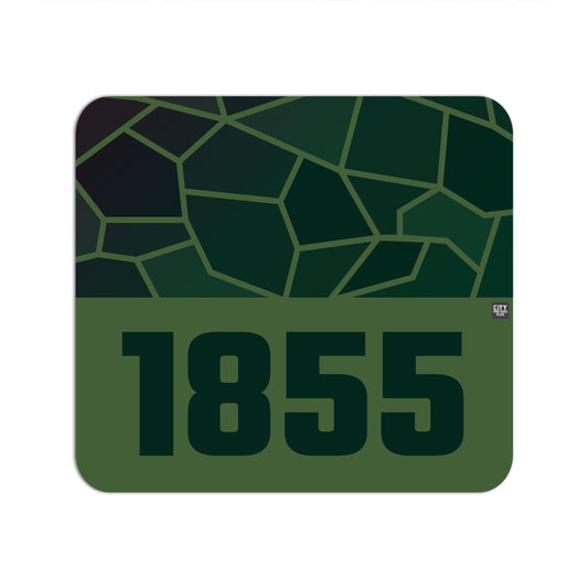 1855 Year Mouse pad (Olive Green)