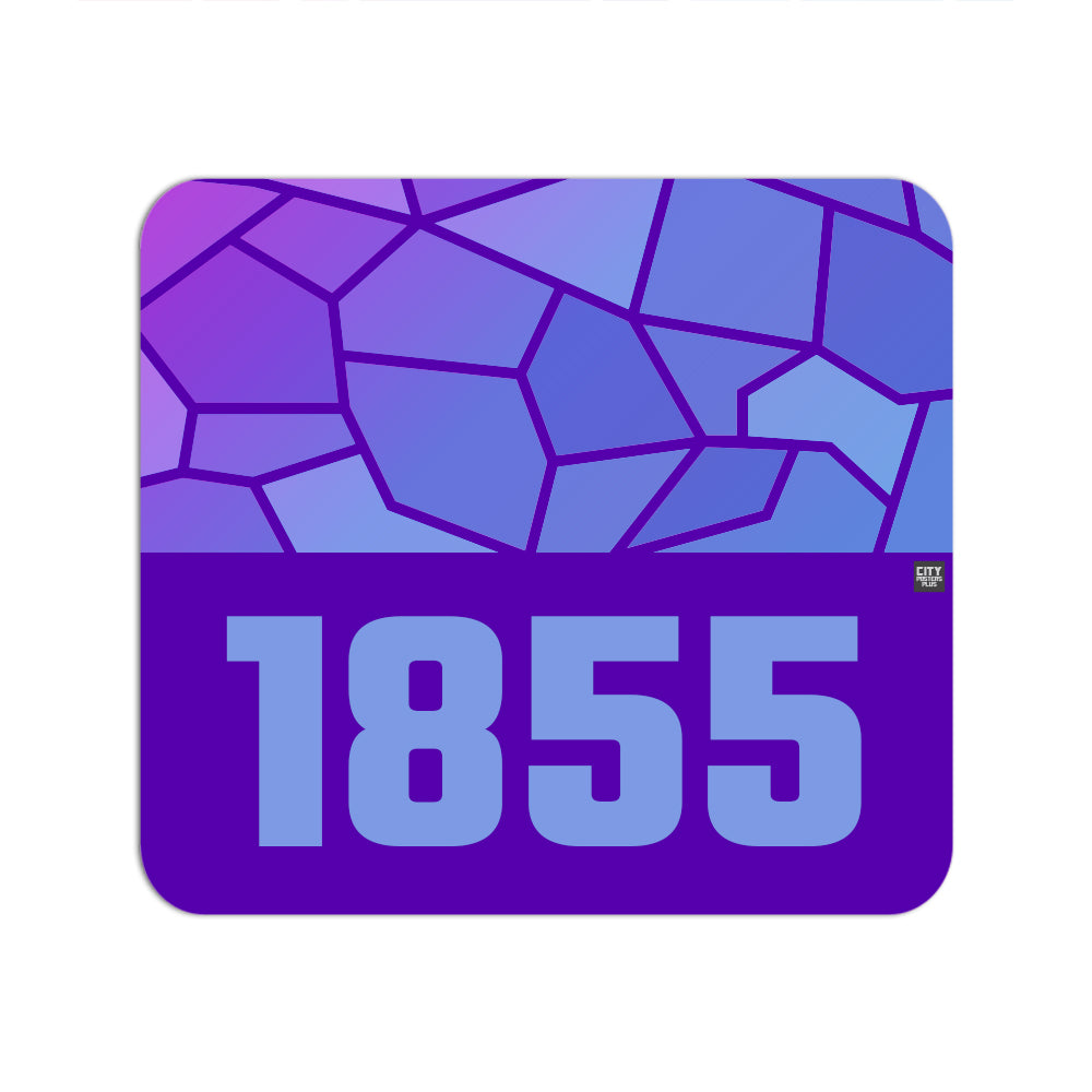 1855 Year Mouse pad (Purple)