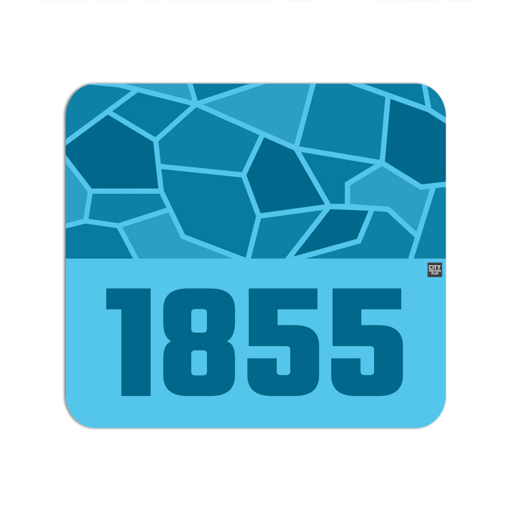 1855 Year Mouse pad (Sky Blue)