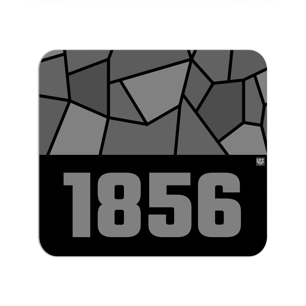 1856 Year Mouse pad (Black)