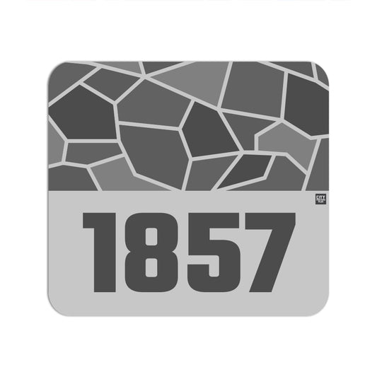 1857 Year Mouse pad (Melange Grey)