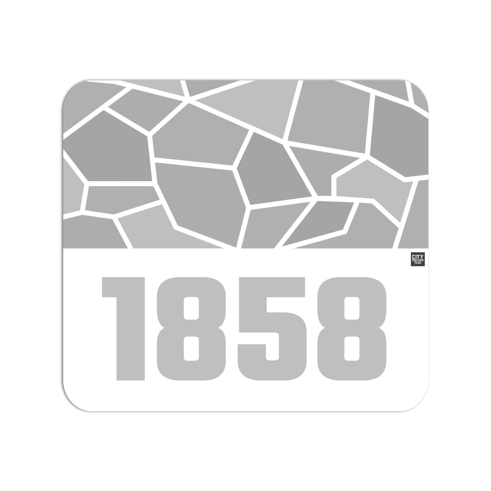 1858 Year Mouse pad (White)