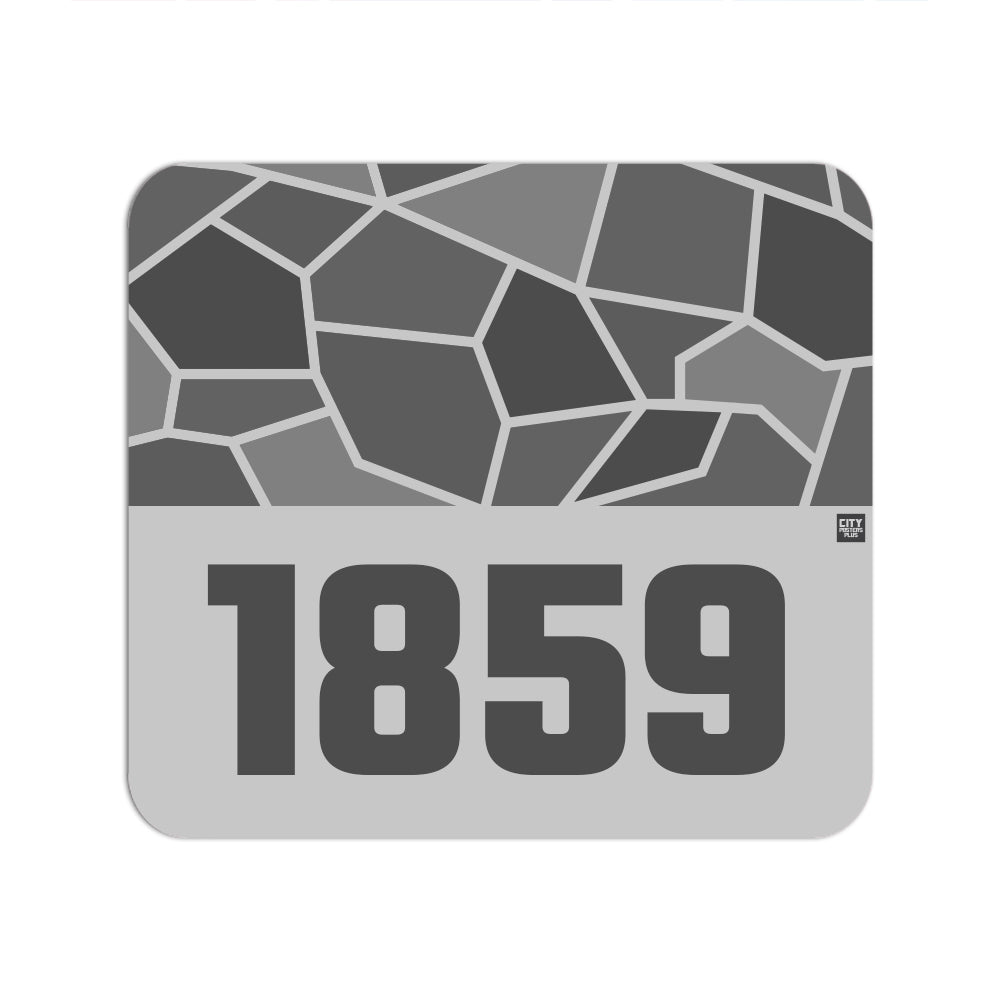 1859 Year Mouse pad (Melange Grey)