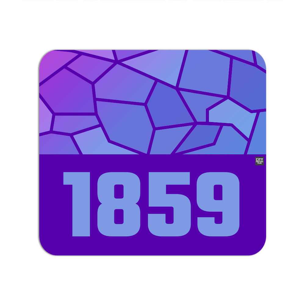 1859 Year Mouse pad (Purple)