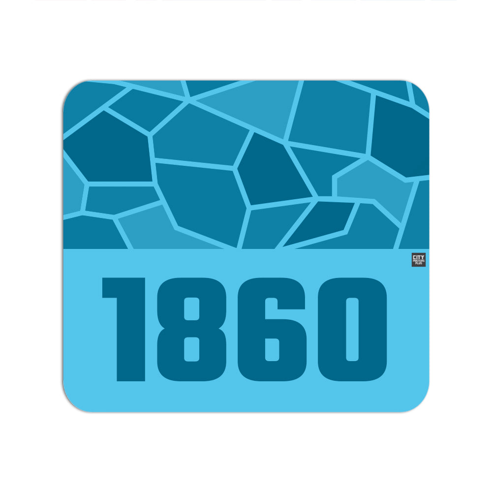 1860 Year Mouse pad (Sky Blue)