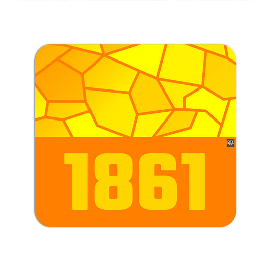 1861 Year Mouse pad (Orange)