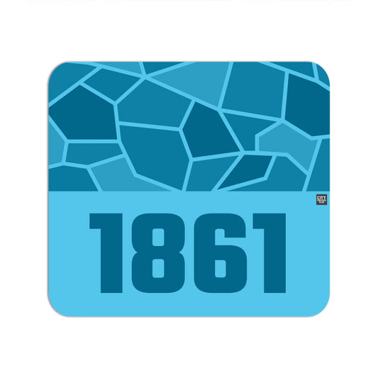 1861 Year Mouse pad (Sky Blue)