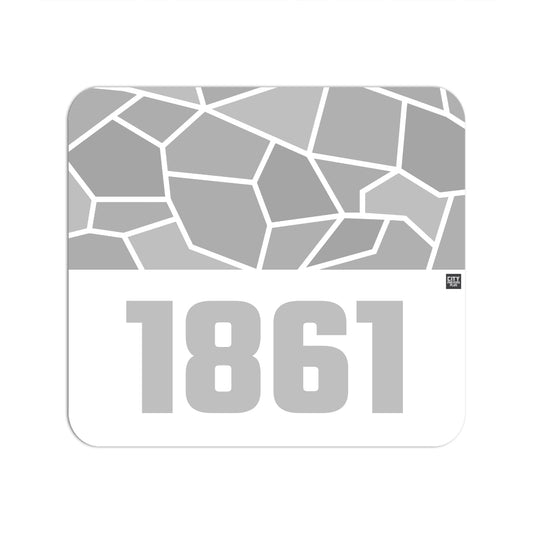 1861 Year Mouse pad (White)