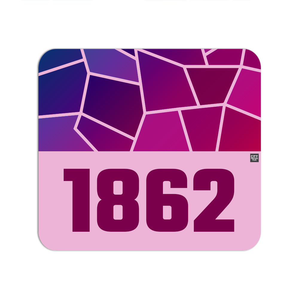 1862 Year Mouse pad (Light Pink)