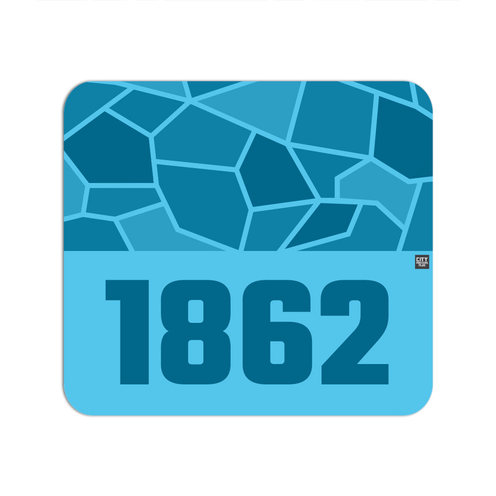 1862 Year Mouse pad (Sky Blue)