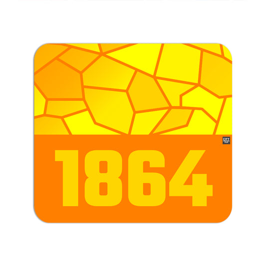 1864 Year Mouse pad (Orange)