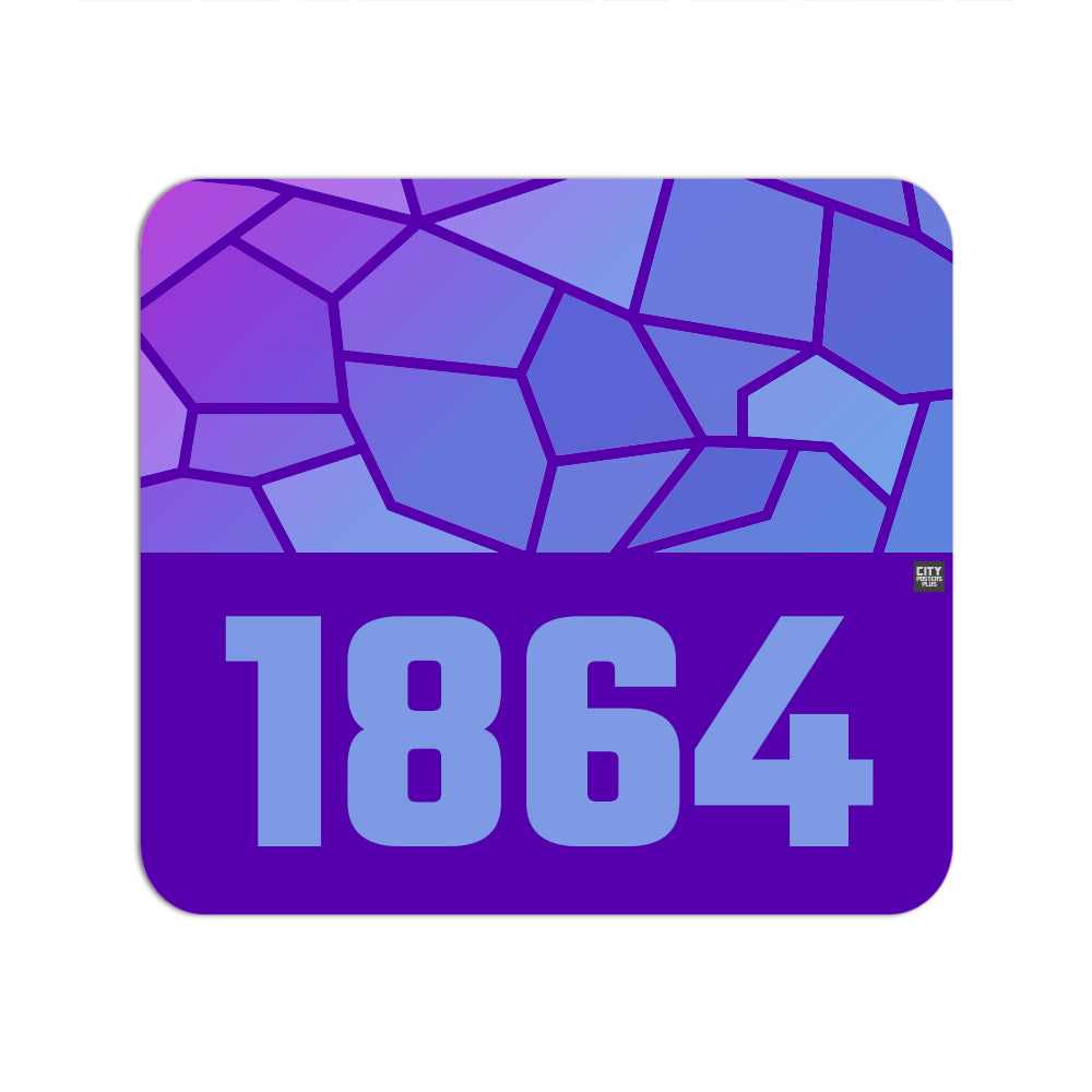 1864 Year Mouse pad (Purple)