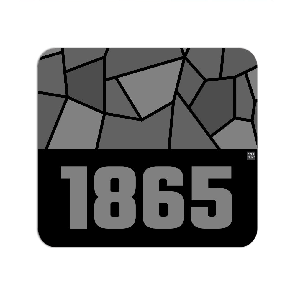 1865 Year Mouse pad (Black)