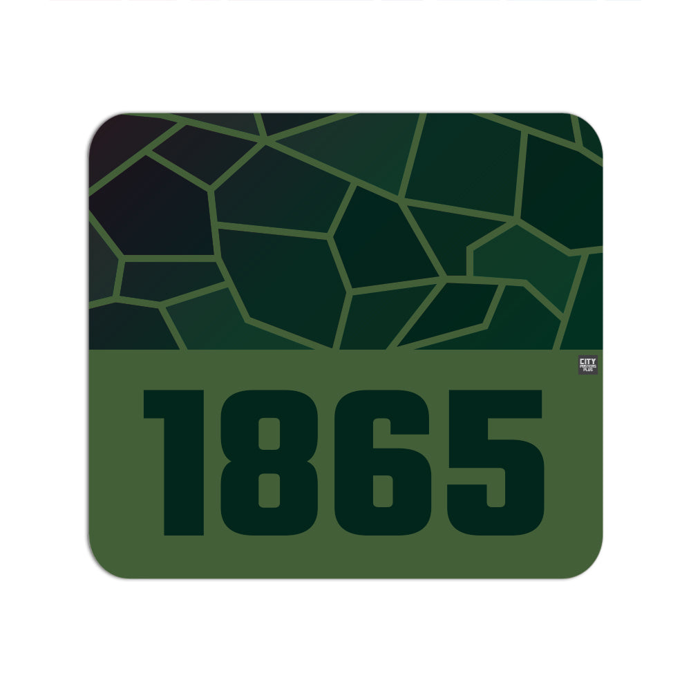 1865 Year Mouse pad (Olive Green)