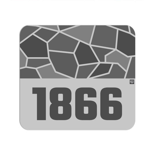 1866 Year Mouse pad (Melange Grey)