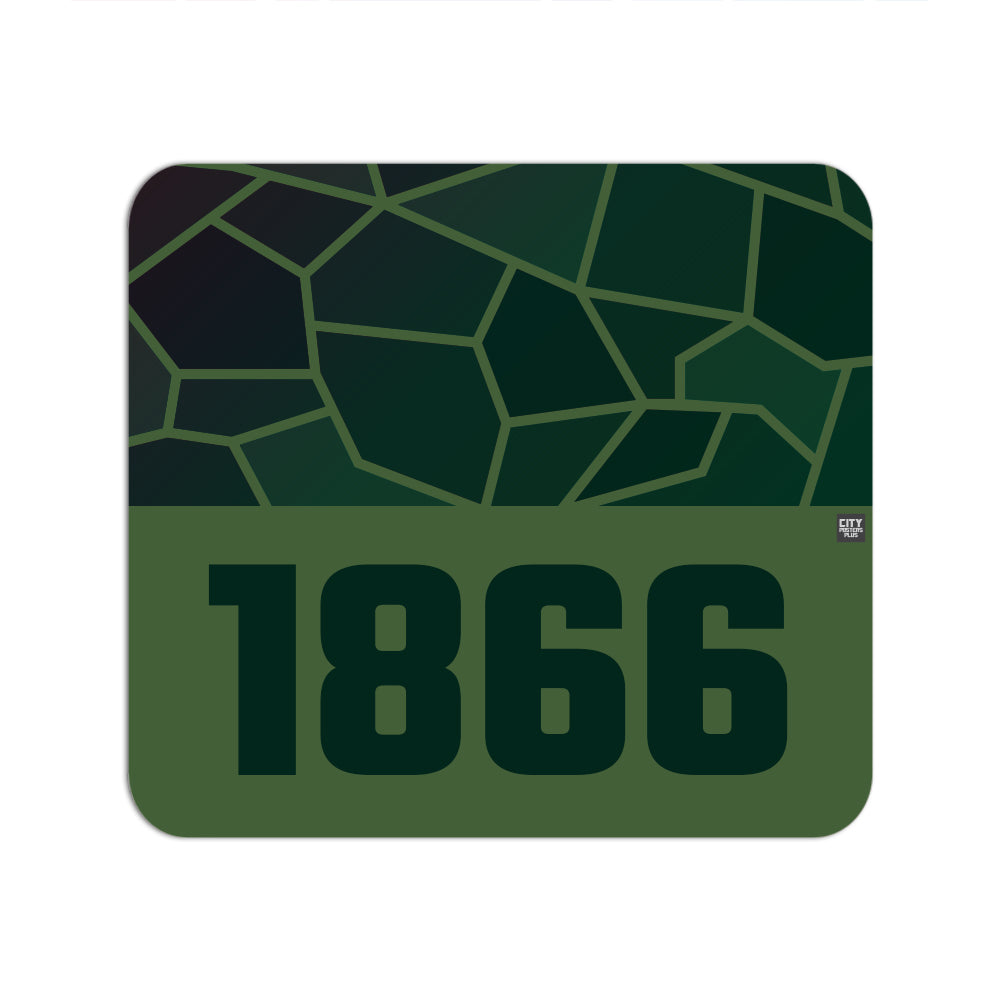 1866 Year Mouse pad (Olive Green)