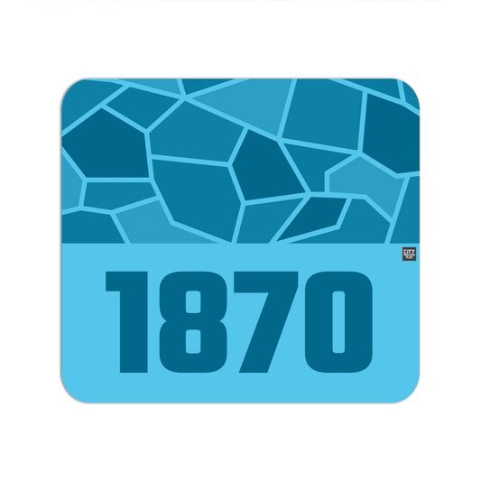 1870 Year Mouse pad (Sky Blue)