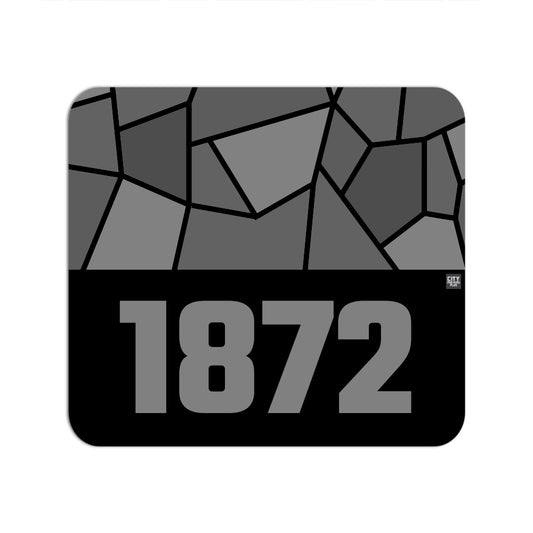 1872 Year Mouse pad (Black)