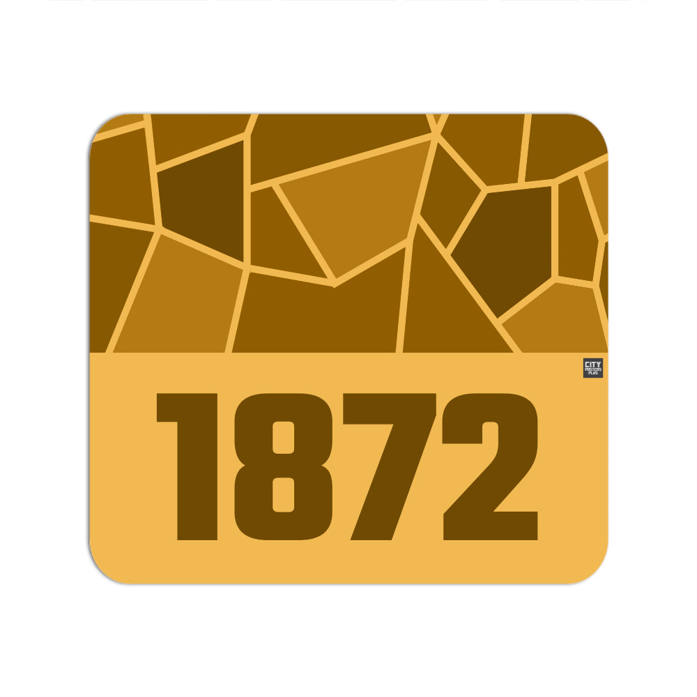 1872 Year Mouse pad (Golden Yellow)