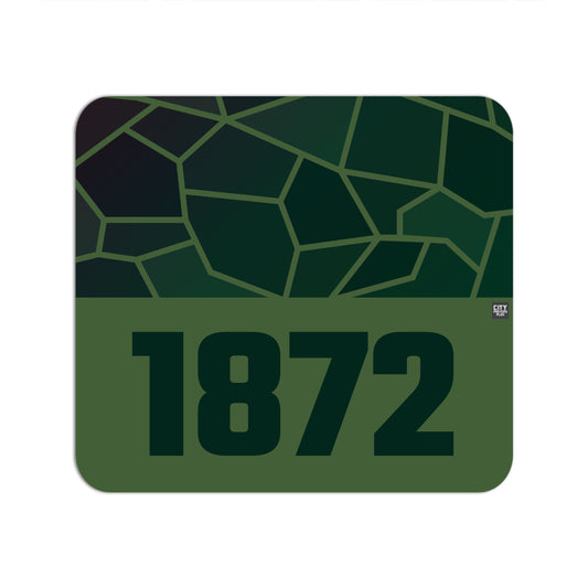 1872 Year Mouse pad (Olive Green)