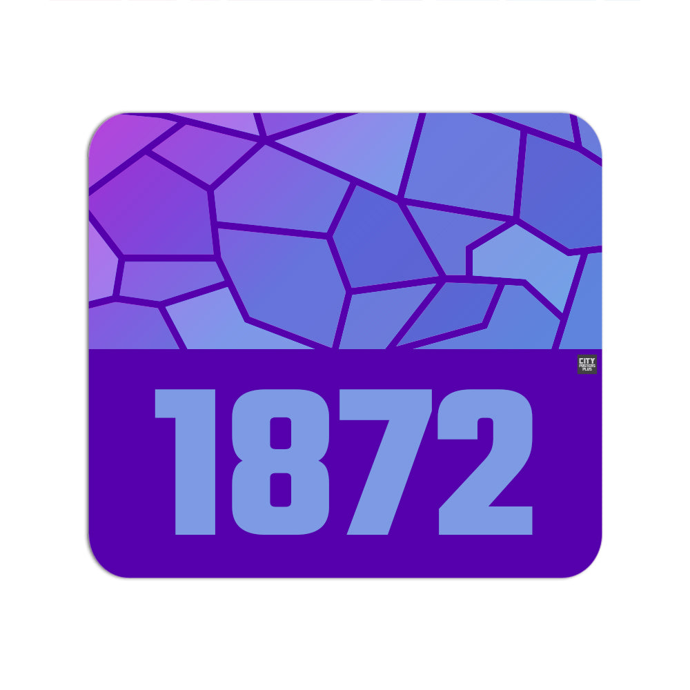 1872 Year Mouse pad (Purple)