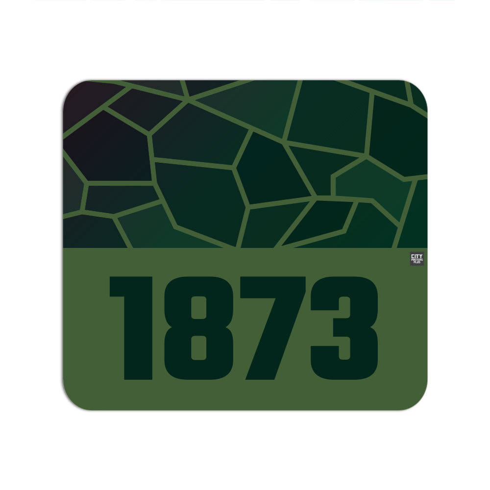 1873 Year Mouse pad (Olive Green)